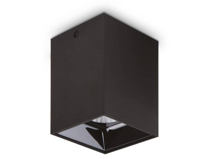 Moderne Deckenleuchte Nitro Aluminium Schwarz Led Integriert 25W 3000K Ip20