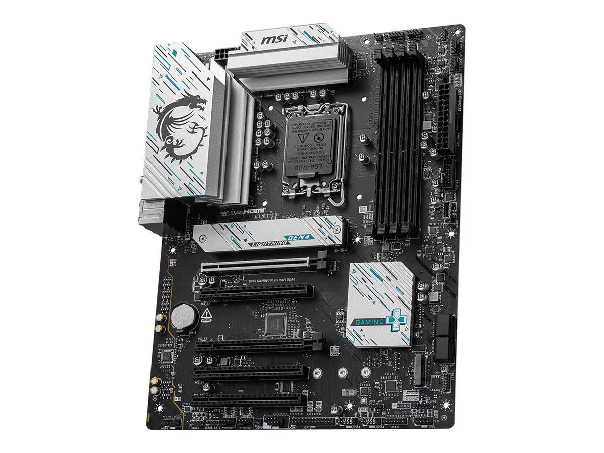 MSI B760 GAMING PLUS WIFI DDR4 ATX Mainboard - Sockel 1700