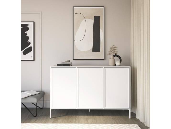 Buffet 3 portes – VELVETO – Blanc – 150 cm