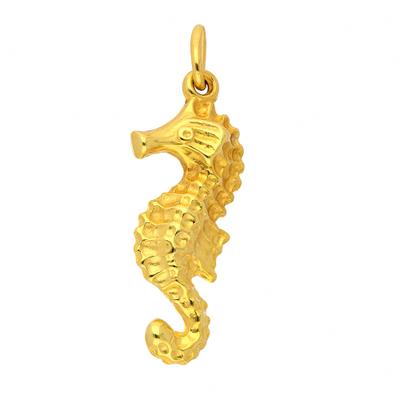 Kettenanhänger ADELIA´S "Damen Goldschmuck 333 Gold Anhänger Seepferdchen", gold, Schmuckanhänger, Damen, Gold, Kettenanhänger, 333 Gold Goldschmuck für Damen