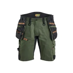 Stretch Shorts "STRIKER" - C56 - waldgrün/rost
