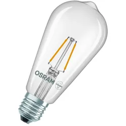 OSRAM E27 Star Classic Edison 25 Filament 1.8W wie 25W warmweißes Licht klar
