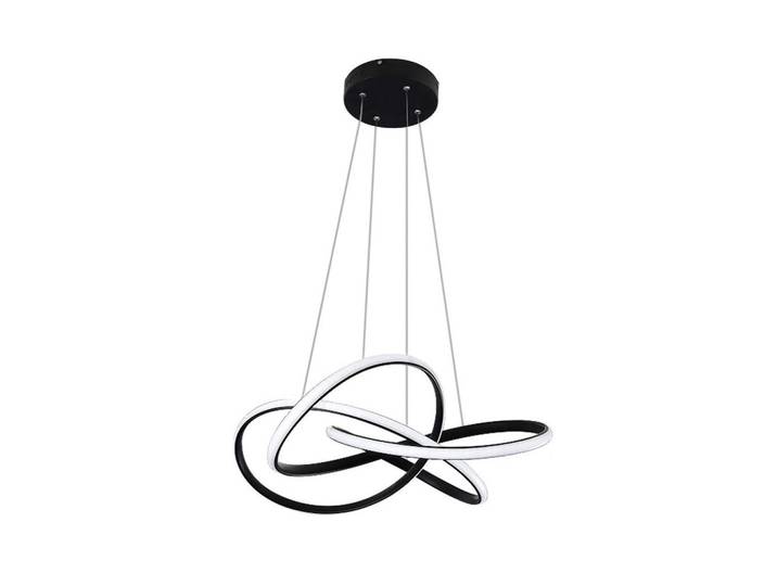 Nettlife Pendelleuchte Zephyr 53/53/16 cm, Schwarz, Metall, LED integrated, 53x16x53 cm, Lampen & Leuchten, Innenbeleuchtung, Hängeleuchten, Pendelleuchten