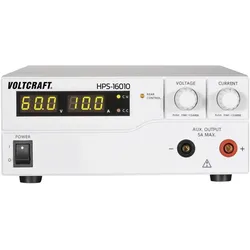 Voltcraft High-Power Labornetzgerät HPS-16010, Labornetzgerät, Schwarz