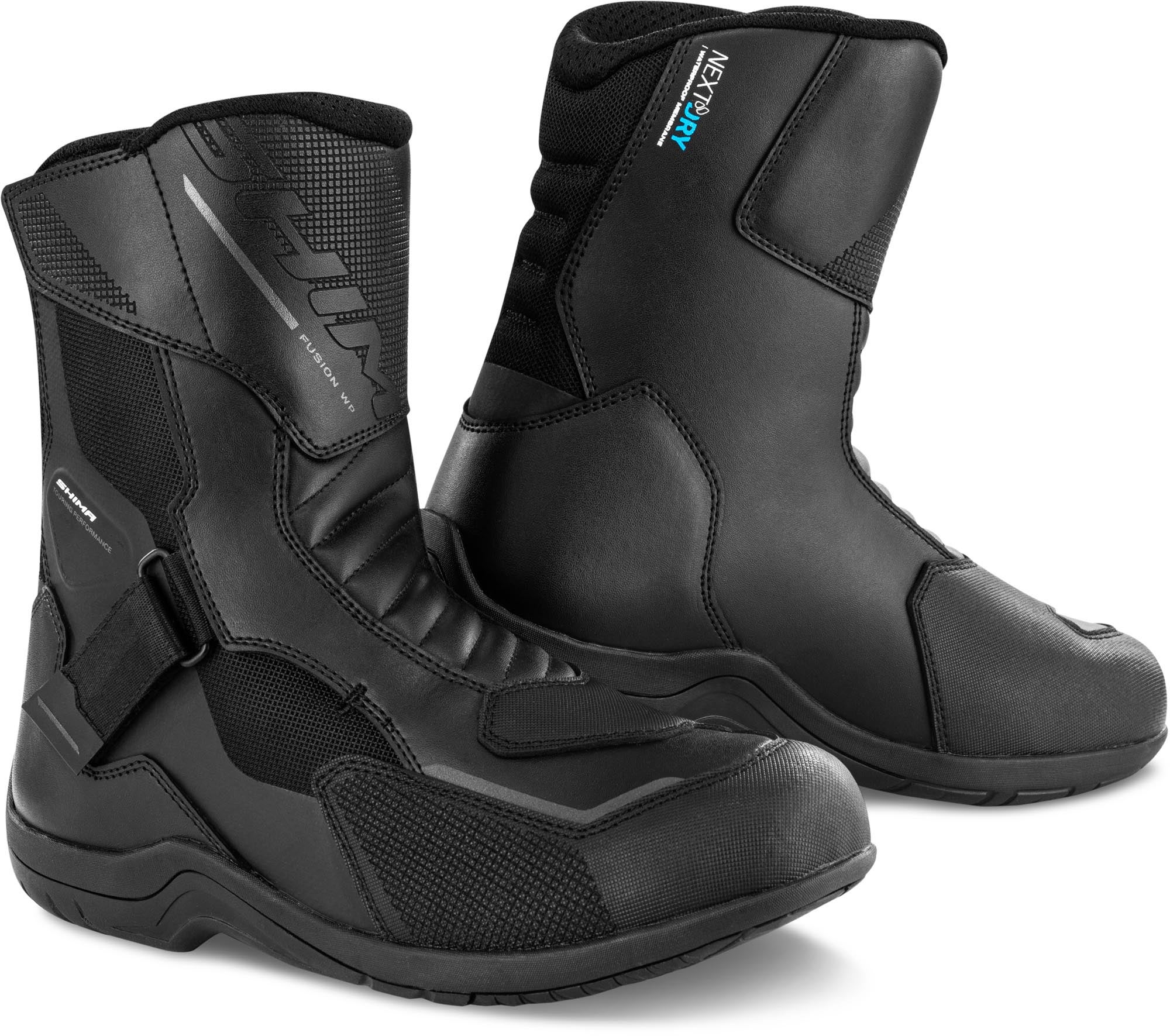SHIMA Fusion WP Motorrad Stiefel FUSION WP MEN BLK 47