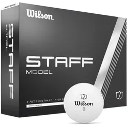 Wilson Staff Model Golfball 12er weiss