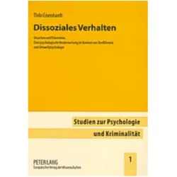 Dissoziales Verhalten, Fachbücher von Thilo Eisenhardt