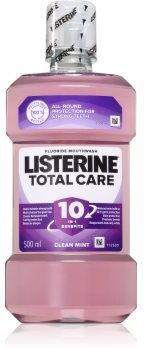 Listerine Total Care Clean Mint elixir para a proteção completa dos dentes 10 em 1 500 ml. Total Care Clean Mint