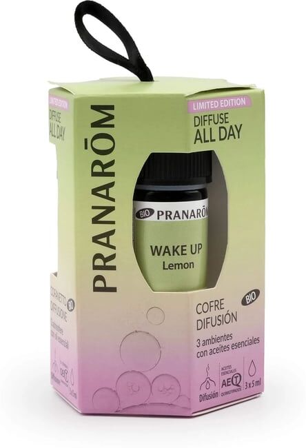 Pranarom Cofre Diffuse All Day Bio 3 Ambientes Aceites Esneciales 3 unds x 5 ml