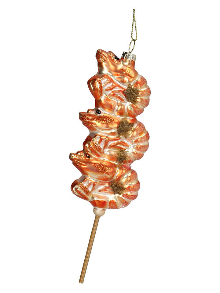 Kersten Baumschmuck "Shrimps" in Orange - (H)17,8 cm - onesize