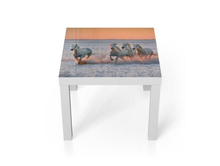 DEQORI Couchtisch 'Abendliche Freiheit', Glas Beistelltisch Glastisch modern