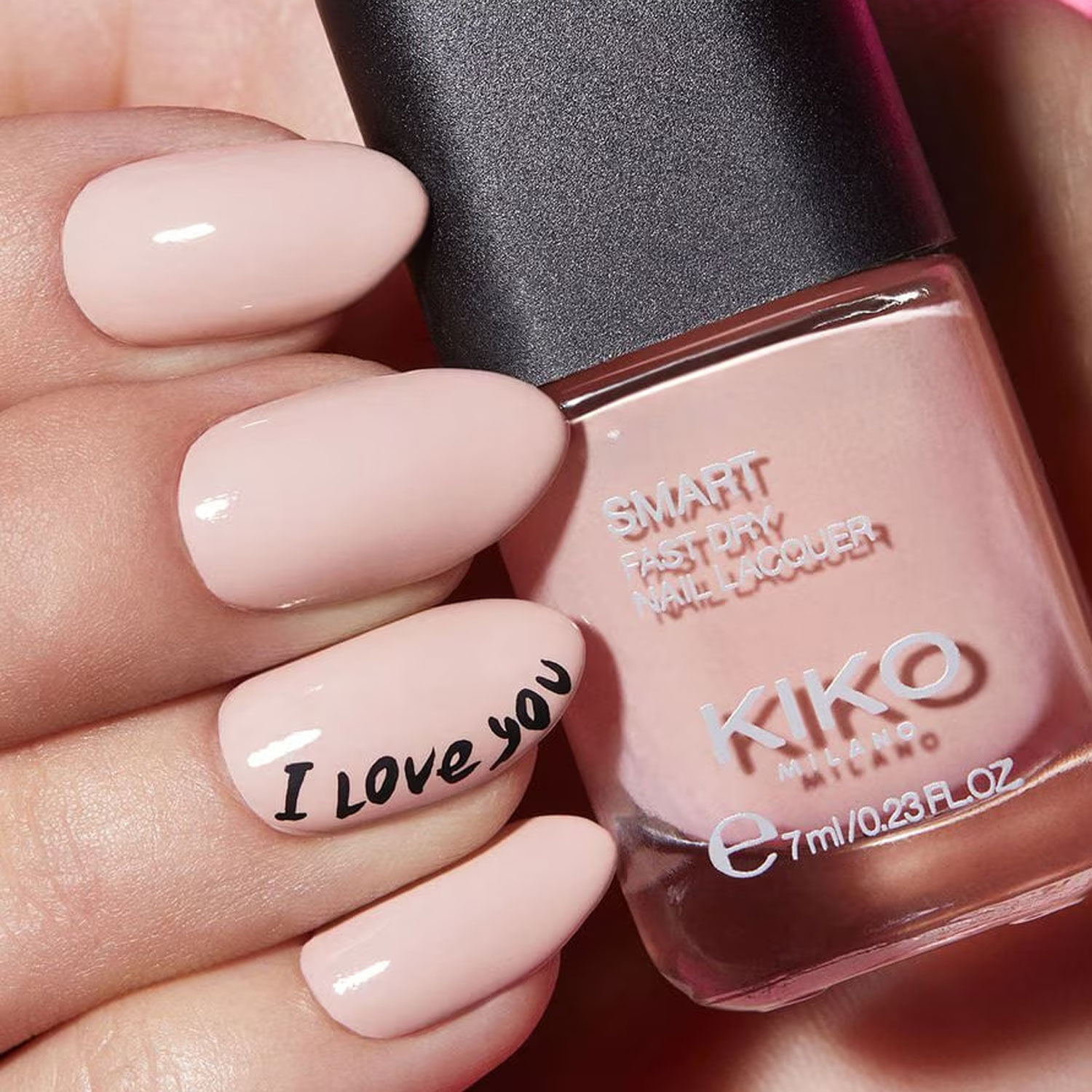 KIKO MILANO Smart Fast Dry Nail Polish No.04 Rosy Nude 7ml