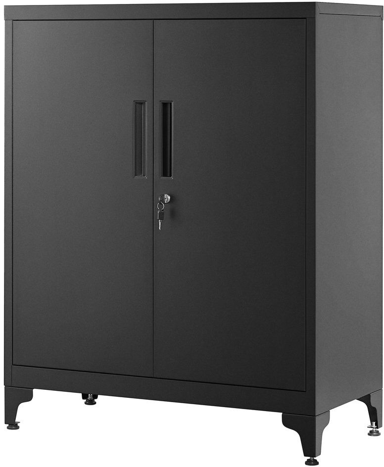 Borough Wharf Adelfina 80 cm W Filing Cabinet Black