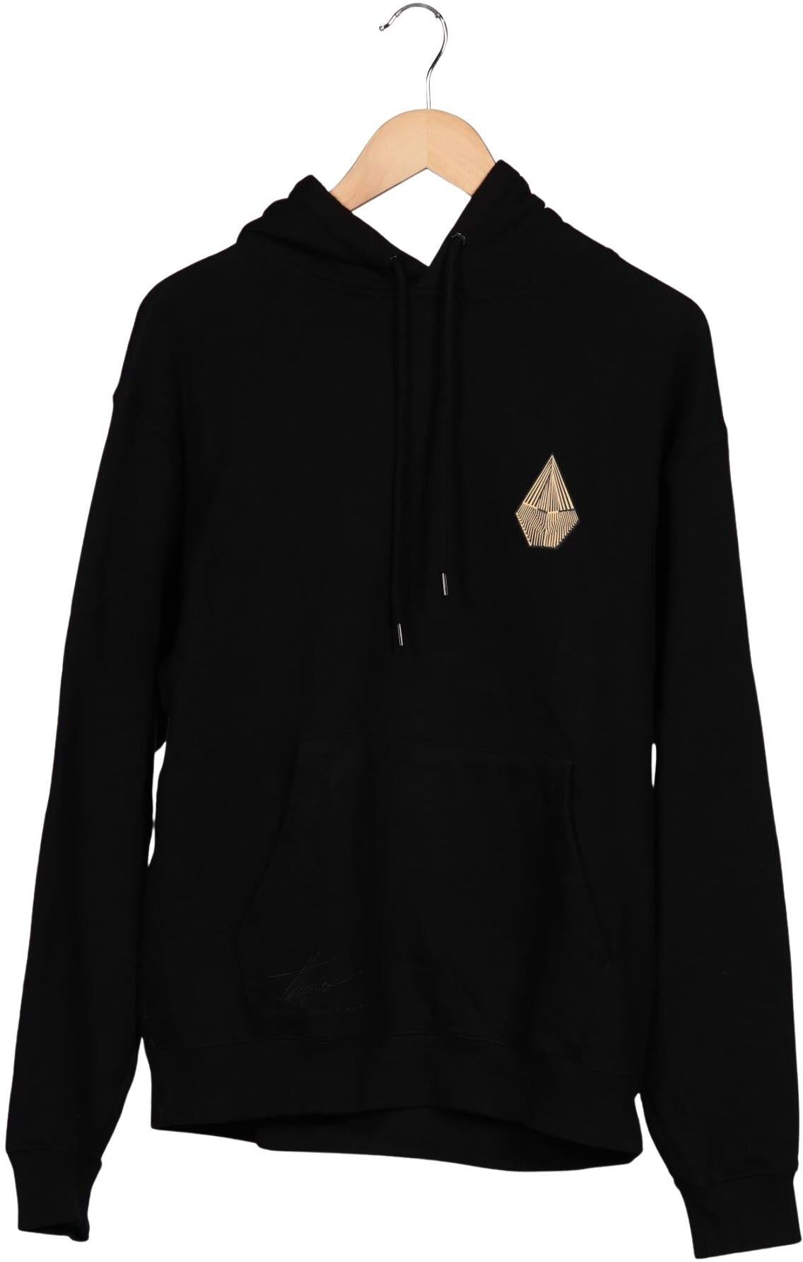Volcom Herren Kapuzenpullover, Schwarz, Gr. M, Baumwolle - Second Hand