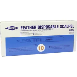 Skalpelle Einmal Fig. 10 Feather 20 ST