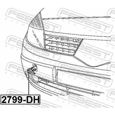 FEBEST Abschlepphaken 2799dh für Volvo RENAULT