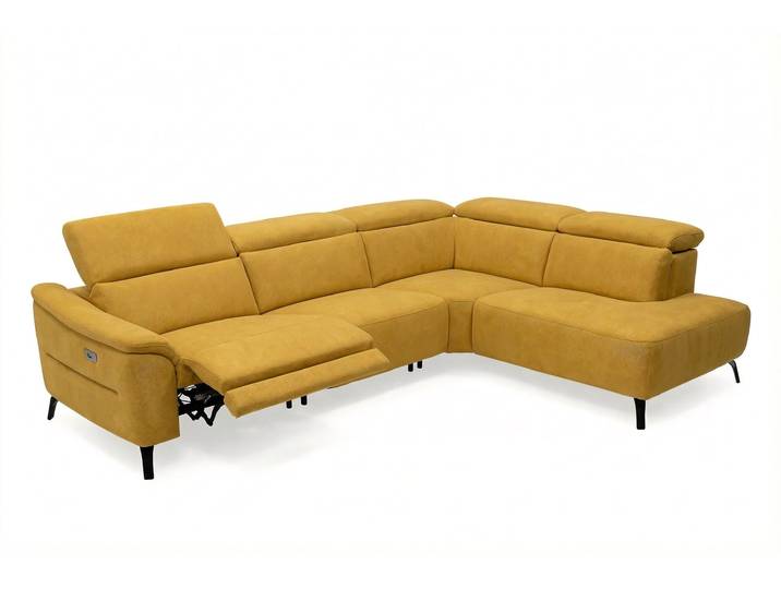 Stoff Relaxcouch AROSA Wohnlandschaft Stoffcouch XXL Polstersofa Designersofa