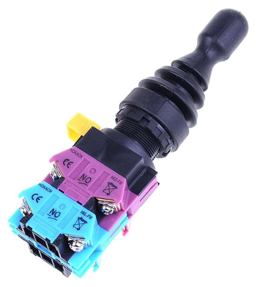 Dripio 4-polige joystick-schakelaar, 4 NO, zwart