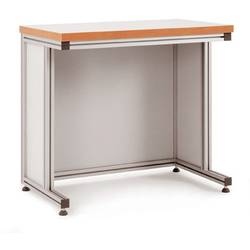 Manuflex ZB8033 Sichtblenden extra zu ALU Pulttisch für stehende Tätigkeiten, für BxT = 1500 x 600 mm
