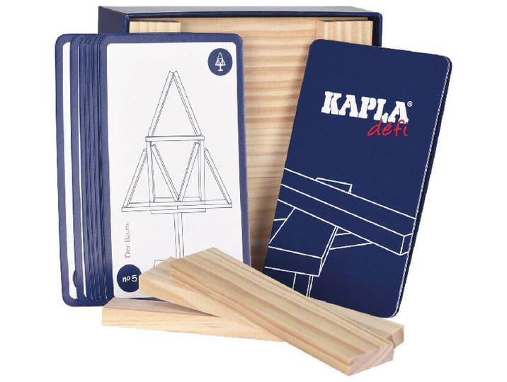 Kapla-Challenge 16 Plättchen & 12 Karten