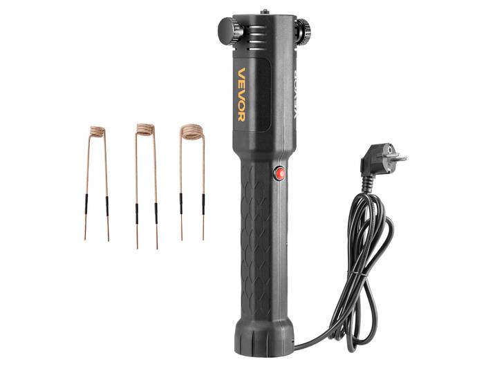Vevor Kit De Chauffage Par Induction Magnetique Pour Enlever Ecrous Rouilles 1100 W\, Degrippeur A Induction Portatif\, Appareil De Chauffage Pour Retirer Vis Rouillees\, Avec 3 Bobines\, Reparation Auto