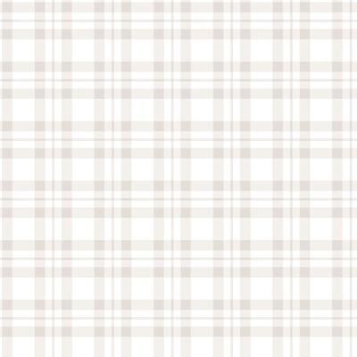 Galerie Wallcoverings Tiny Tots 2 Plaid Non-woven Matte Wallpaper Roll