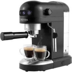 Petra PT5240BVDE Espresso Machine, Siebträgermaschine, Schwarz