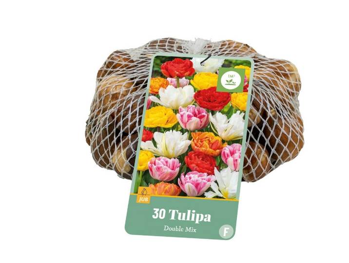 Tulpen dubbelbloemig mix 30 bollen