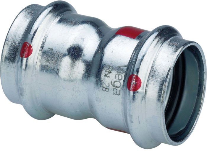 Viega Prestabo Muffe 558048 54 mm, Stahl unlegiert, SC-Contur
