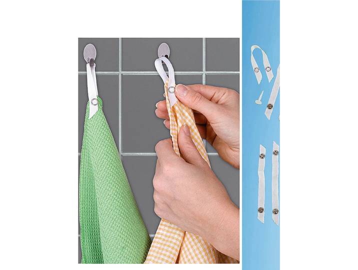 Küchenorganizer-Set, weiss (weiß), 100% Polyester, Küchenhelfer-Sets, Küchenorganizer-Set