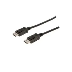 DIGITUS DisplayPort 1.2 Anschlusskabel 3m UHD 4K St./St. schwarz