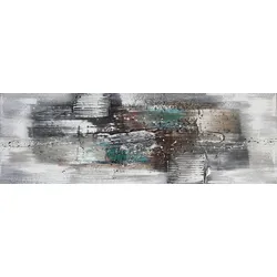 Originalbild ABSTRACT (BH 90x30 cm) - bunt - BH 90x30 cm