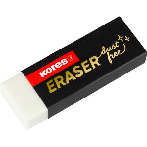 Kores Radiergummi RG40451, für Bleistifte, aus PVC