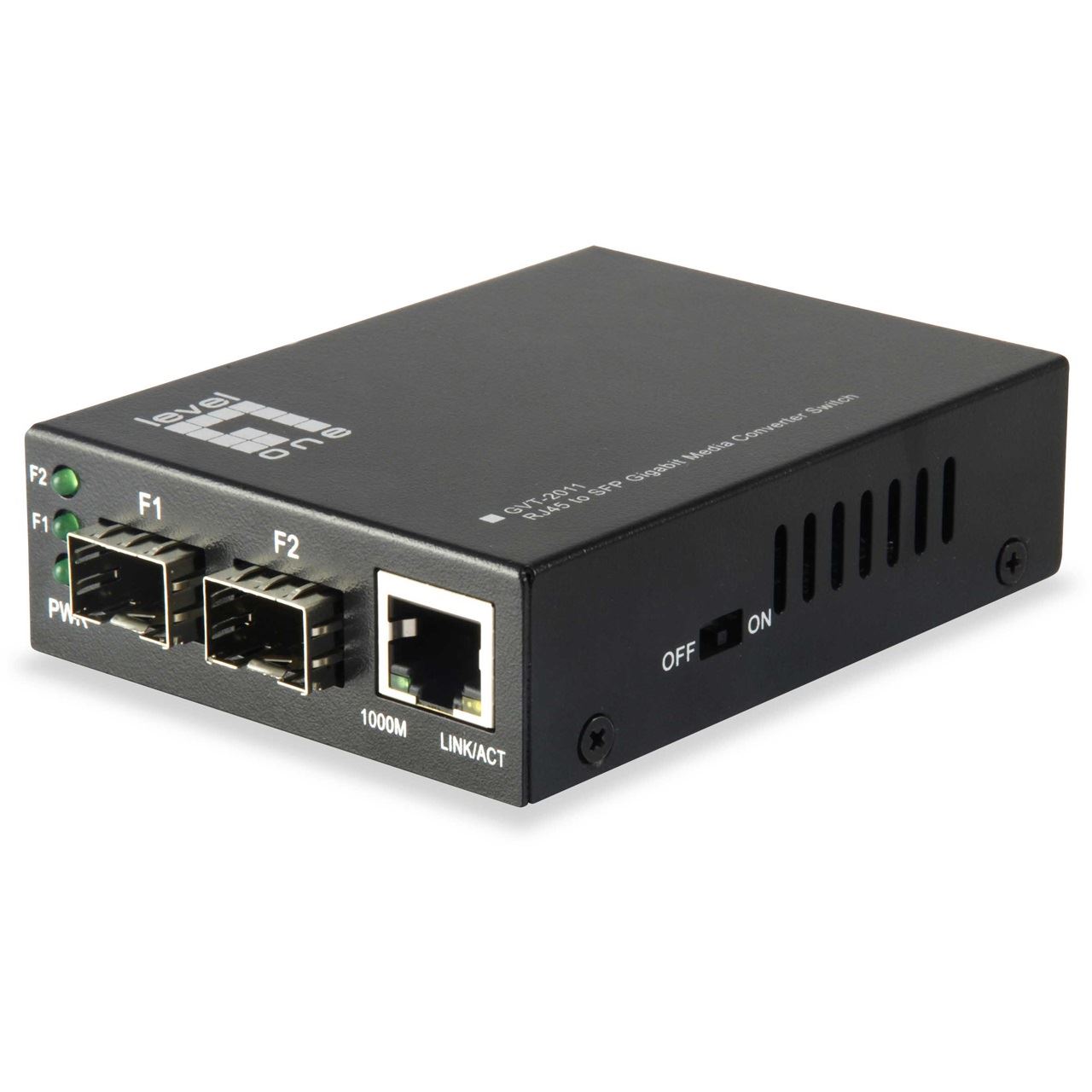 LevelOne Konverter Gigabit Ethernet RJ45 -> SFP Switch
