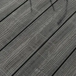 OSMO MULTI-DECK BPC-Terrassendiele Vollprofil GRAU-Vintage oder glatt-500cm