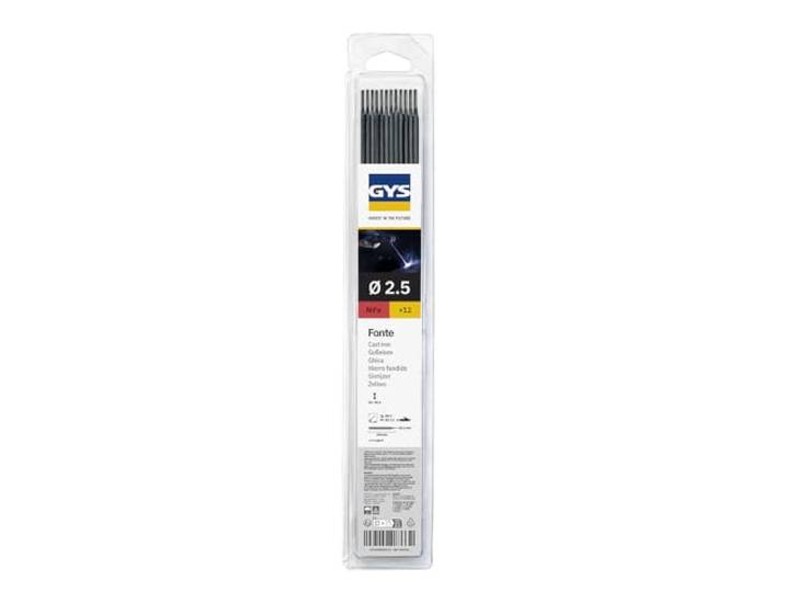 GYS 12 gietijzeren elektroden - Ø 2,5 mm - blister, 1 stuk, 083332