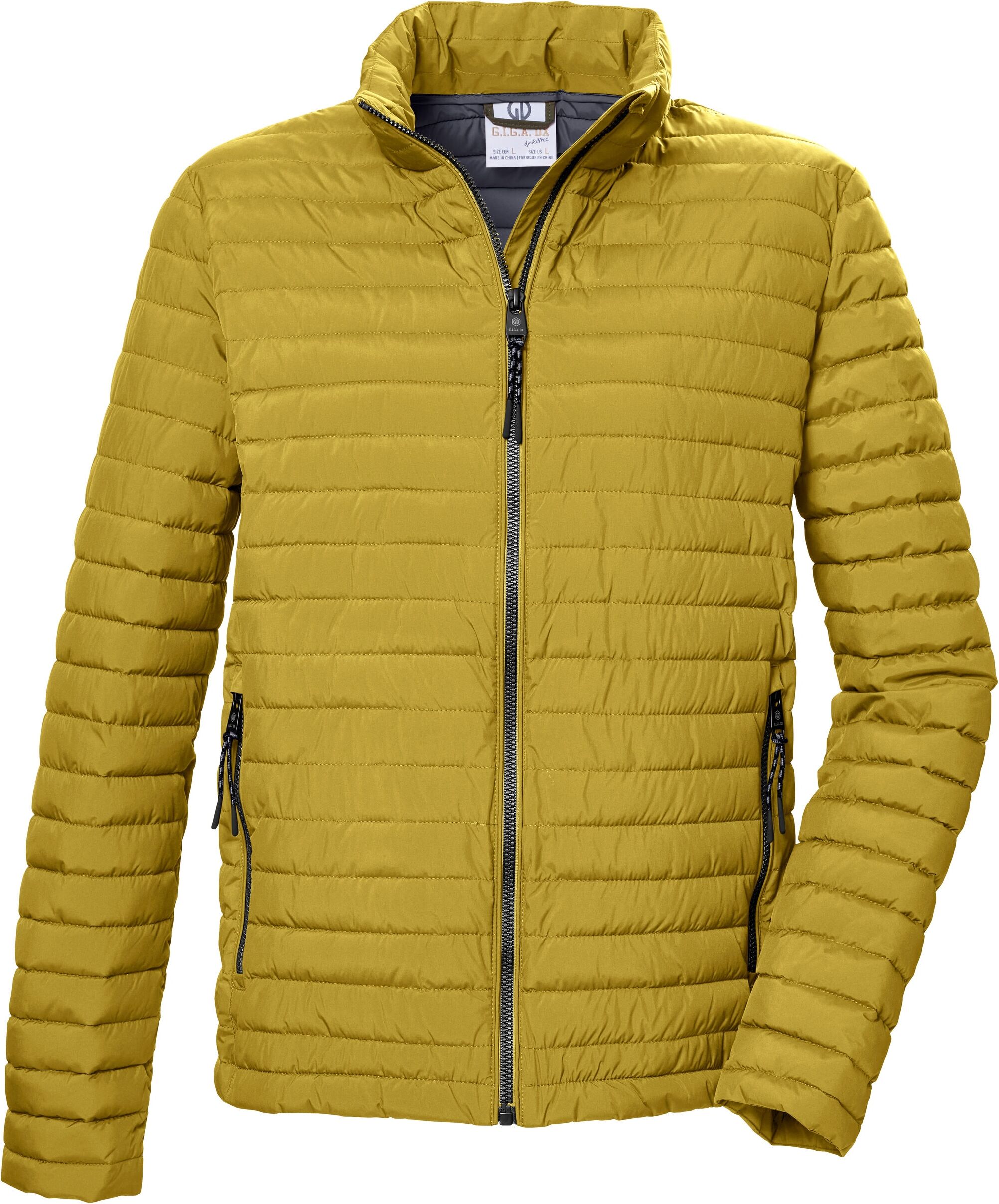 Steppjacke "GS 85 MN QLTD JCKT", Herren, Gr. L, gelb, Obermaterial: 100% Polyester.Futter: 100% Polyester.Füllung: 100% Polyester, G.I.G.A. DX BY KILLTEC, Jacken Steppjacke, leichte, winddichte und wasserabweisende Herrenjacke gelb L