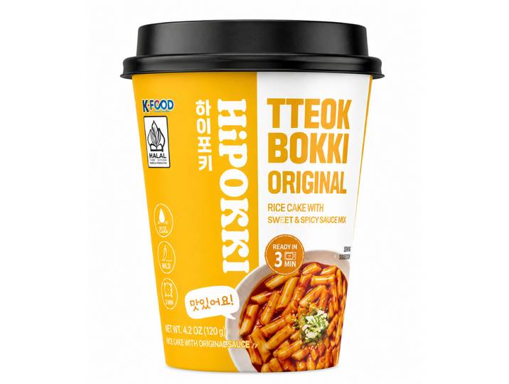 HYHS Hipokki Tteokbokki en bol saveur originale (Halal) 120 g