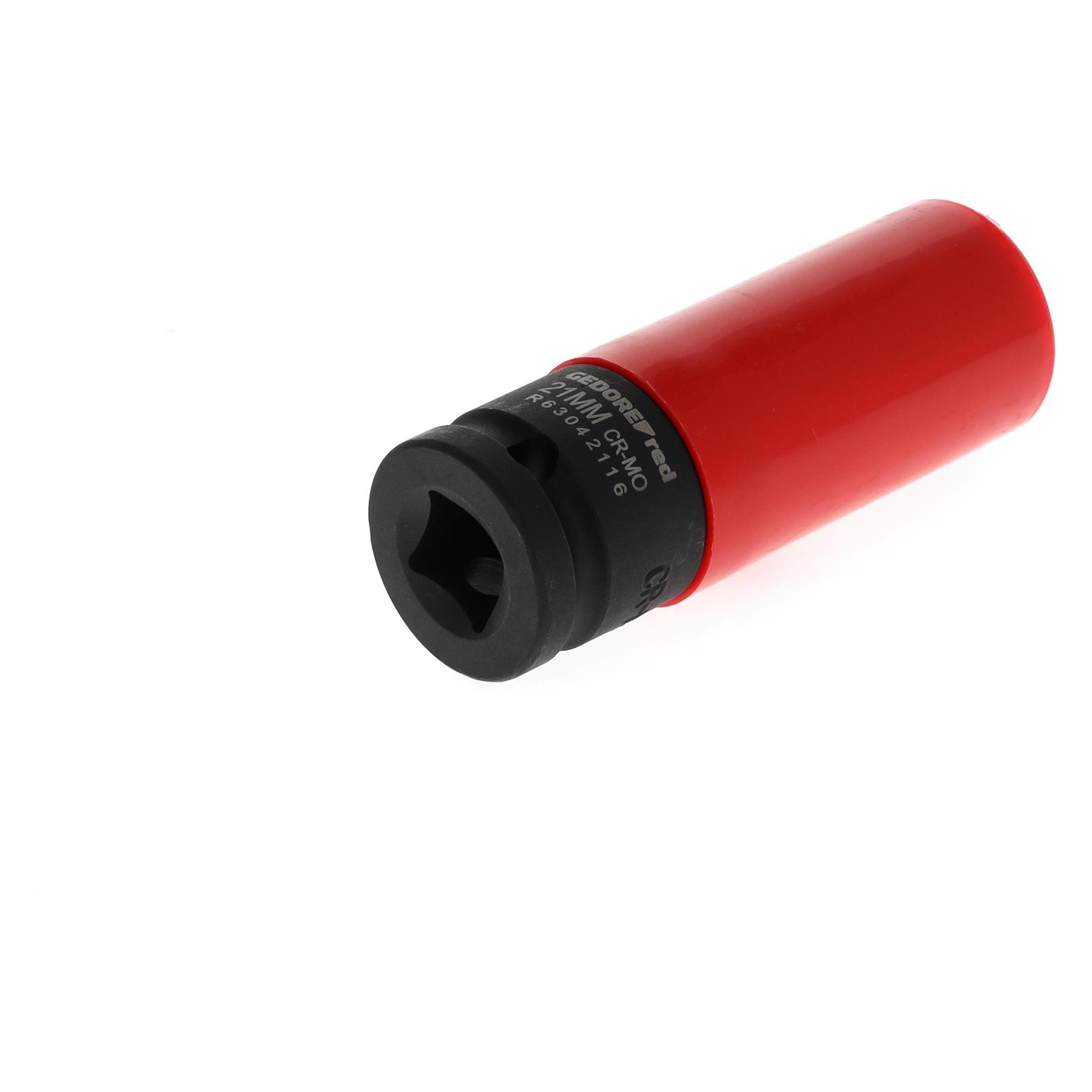 Gedore Red red R63042116 Kraftschraubereinsatz 1/2" 21 mm mit Schonhülse (21 mm) (3300587)