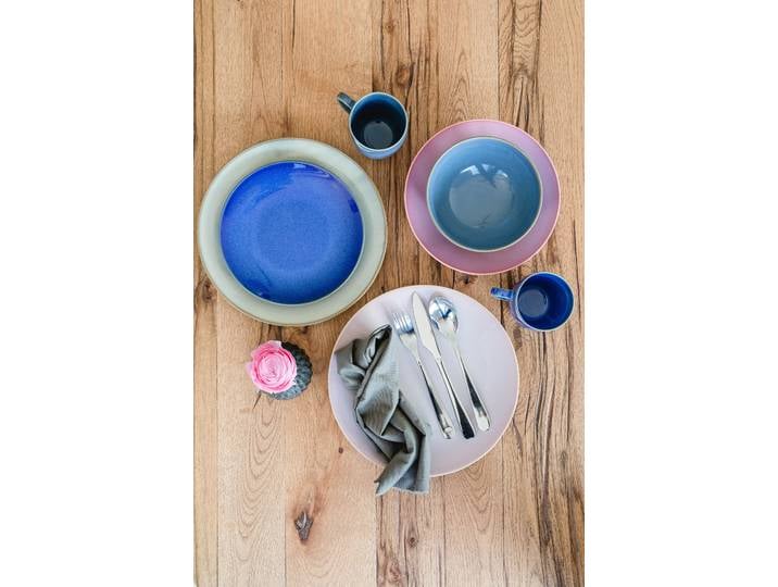 Kombiservice Ossia 16-teilig Blau/Hellblau