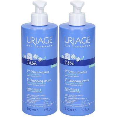Uriage Baby 1st Cleansing Cream with Organic Edelweiss x2 2x500 ml Kombipackung