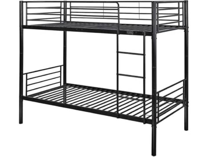 Habitat et jardin Etagenbett ADAM - 90 x 190 cm - Metall - Schwarz