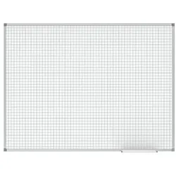 MAUL Whiteboard »Maulstandard Raster 2/2 cm 6466084« kunststoffbeschichtet, 150 x 100 weiß