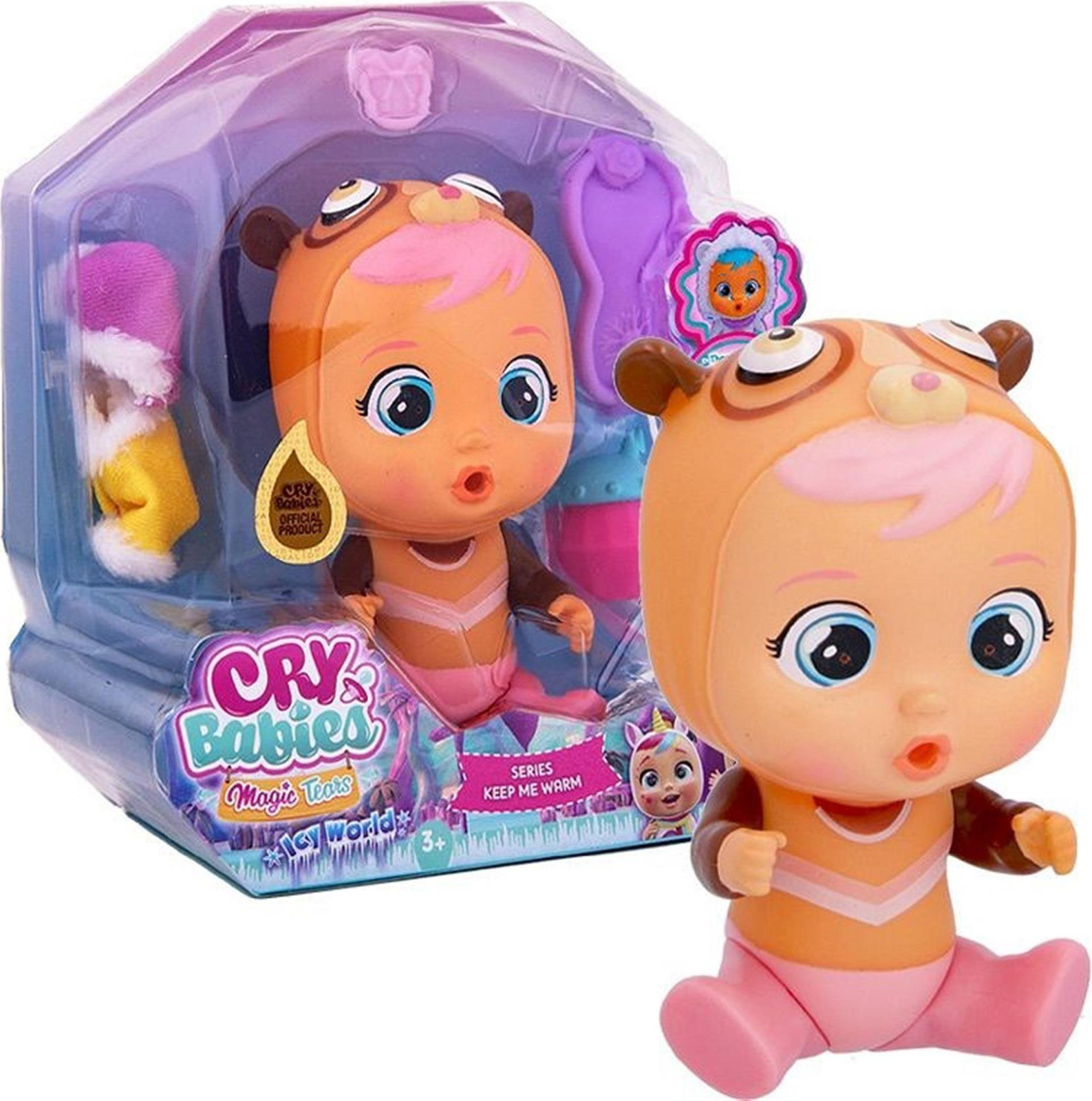IMC TOYS Cry Babies Magic Tears Keep me Warm Panenka Aura 905733