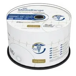 MediaRange MR229 CD-Rohling CD-R 700 MB 48x 50 Stück(e)