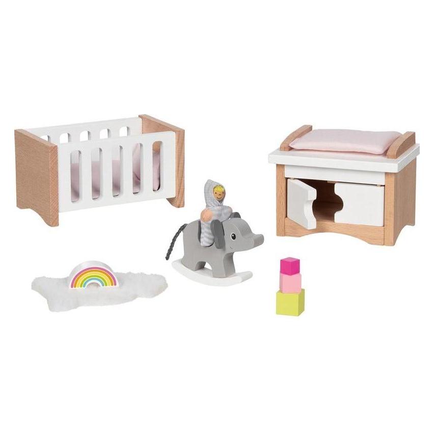 Goki Babyzimmerausstattung für das Puppenhaus (51500)