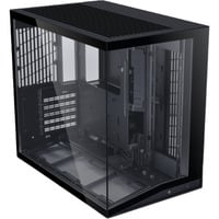 O11 Dynamic Mini V2 Flow , Tower-Gehäuse schwarz, Tempered Glass x 2
