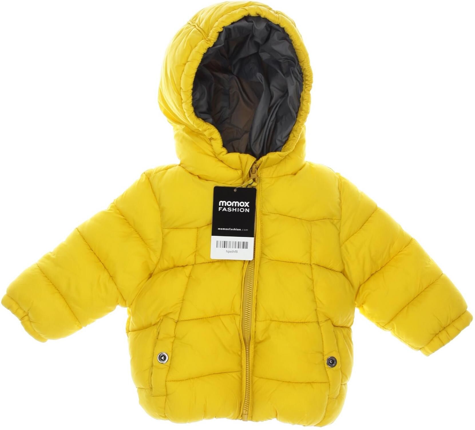 Zara Mädchen Jacke oder Mantel, Gelb, Gr. EU 80, Synthetik - Second Hand
