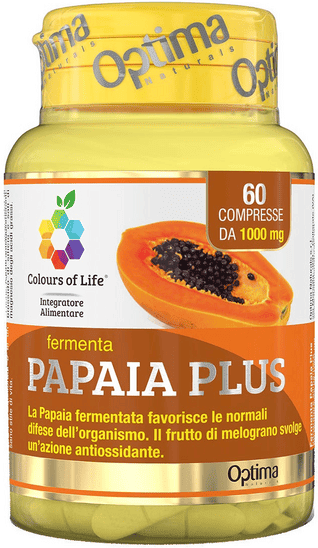 Colours of Life Optima Naturals Papaya Plus Integratore Antiossidante 60 Compresse
