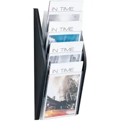 Helit, Prospektständer, Wand-Prospekthalter (A4, Hoch)